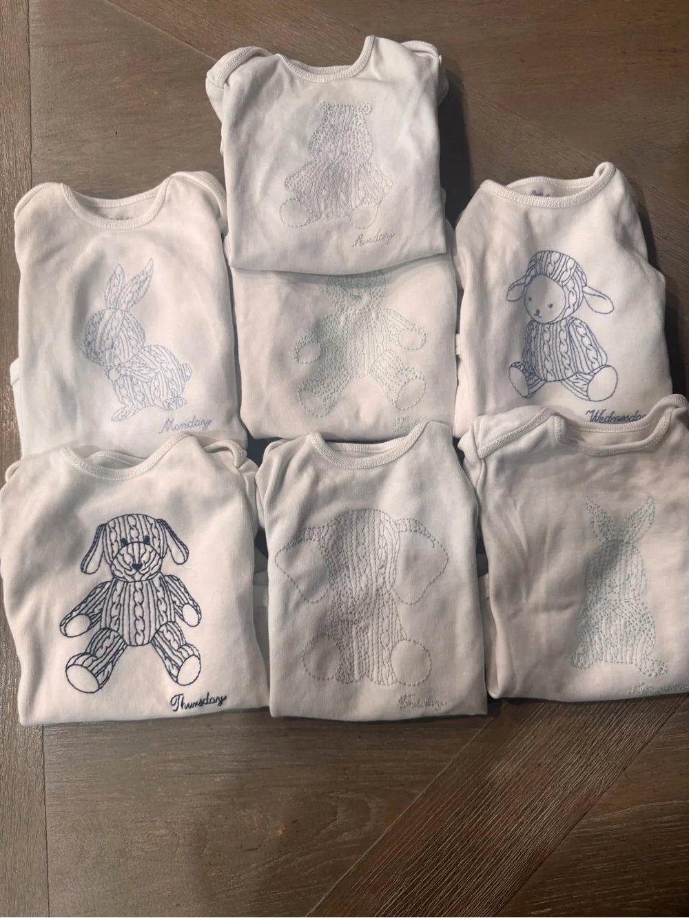 Ralph Lauren White Infant Onesies set of 7